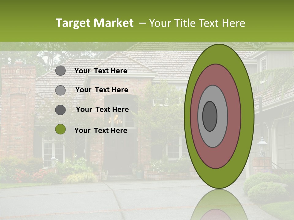 Entrance Window Real PowerPoint Template