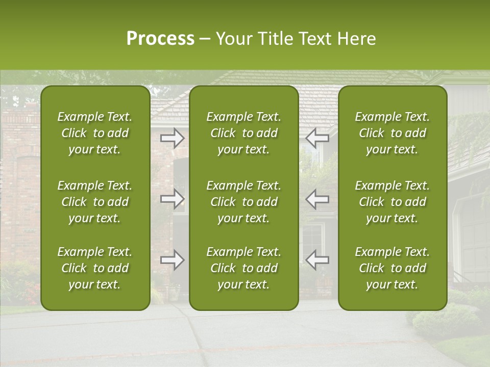 Entrance Window Real PowerPoint Template