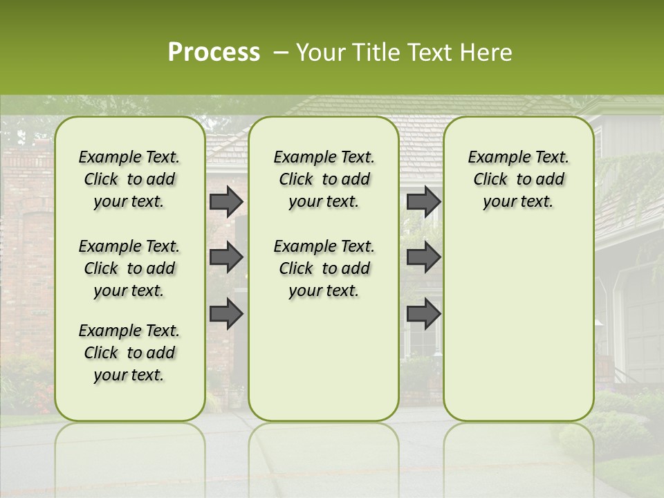 Entrance Window Real PowerPoint Template