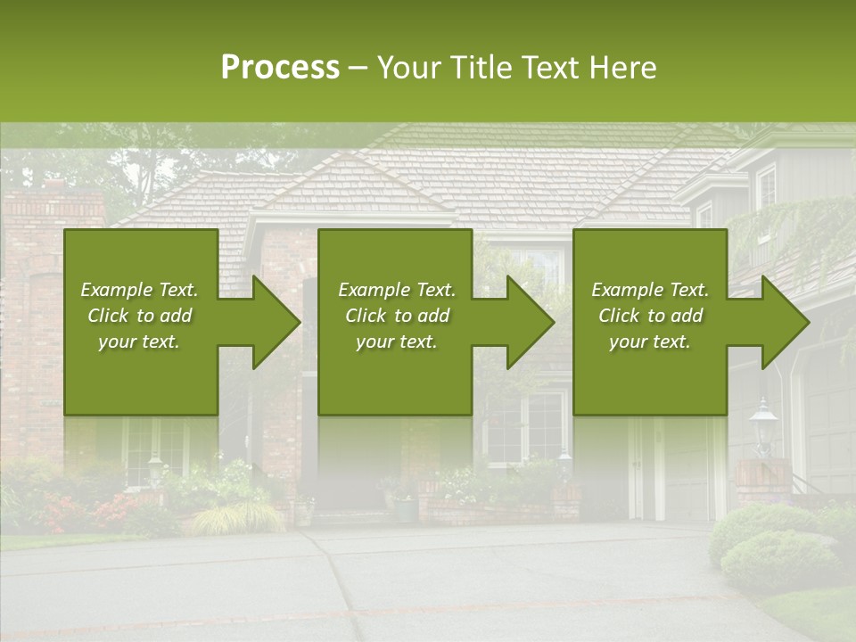 Entrance Window Real PowerPoint Template