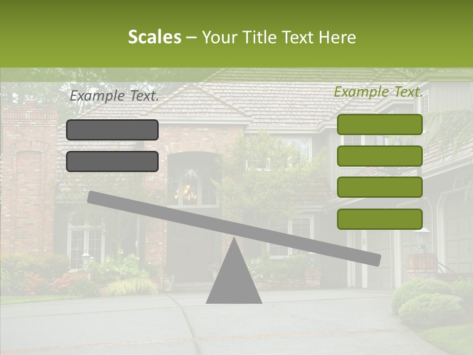 Entrance Window Real PowerPoint Template