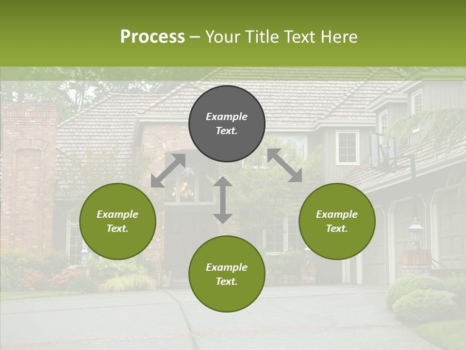 Entrance Window Real PowerPoint Template