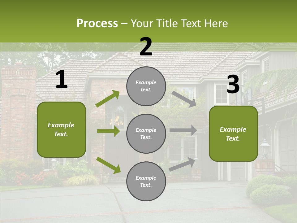 Entrance Window Real PowerPoint Template