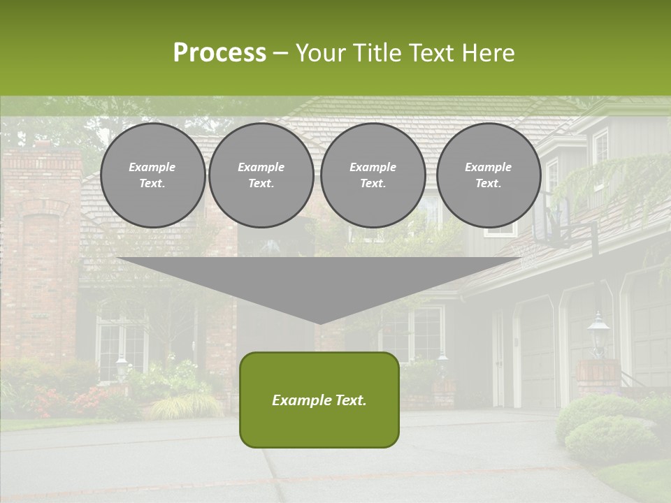 Entrance Window Real PowerPoint Template