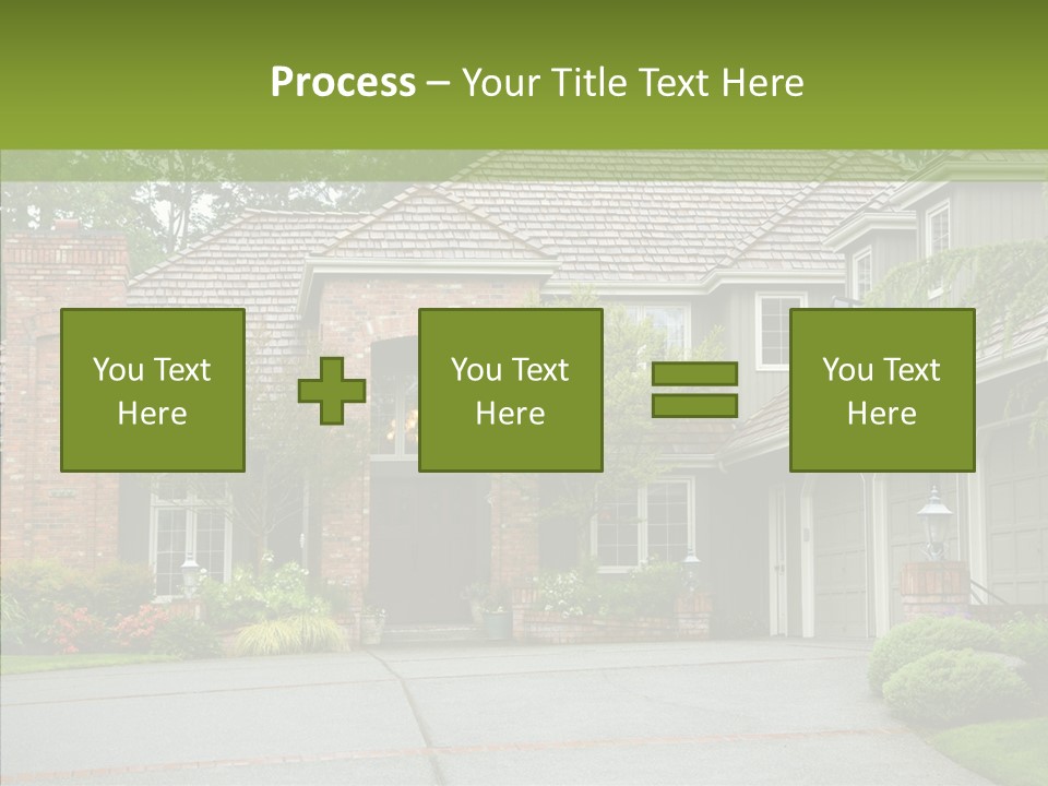 Entrance Window Real PowerPoint Template