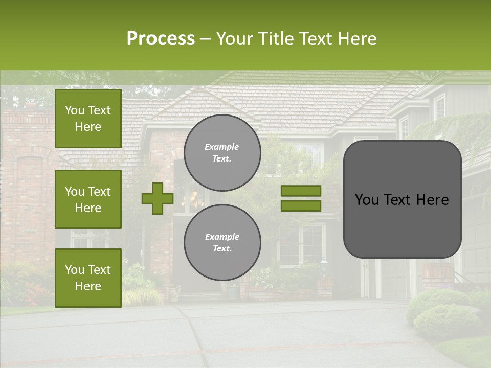 Entrance Window Real PowerPoint Template