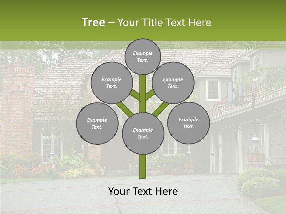 Entrance Window Real PowerPoint Template