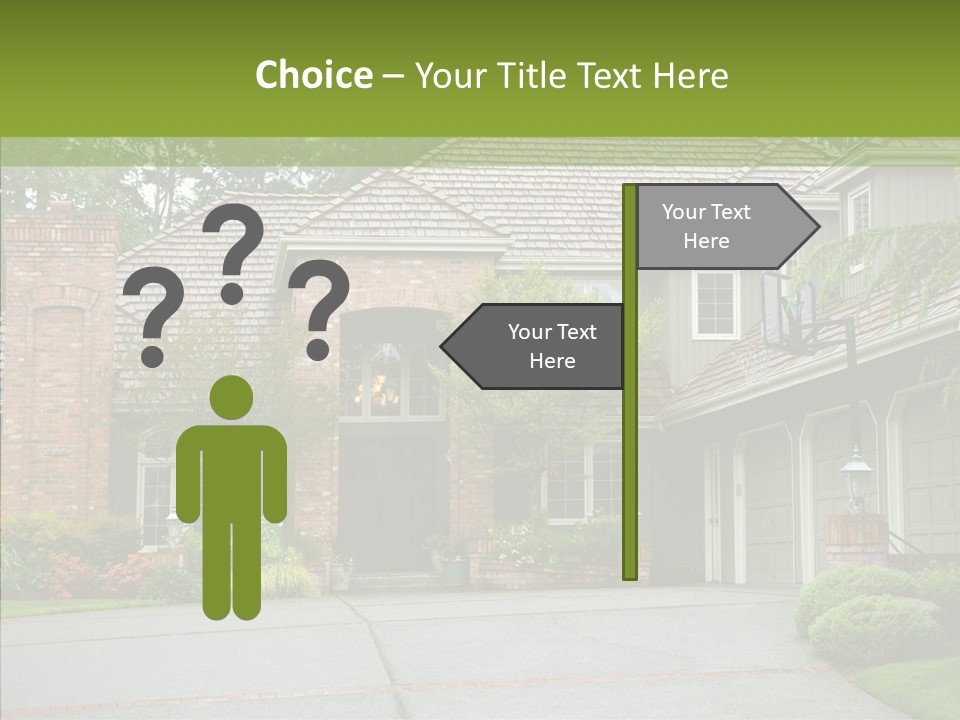 Entrance Window Real PowerPoint Template