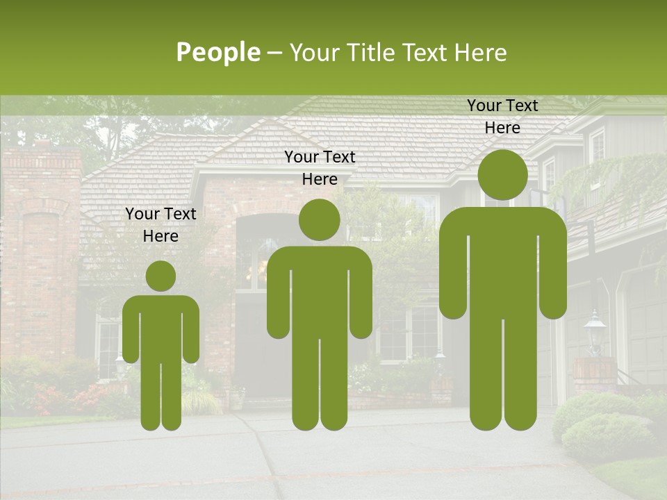 Entrance Window Real PowerPoint Template