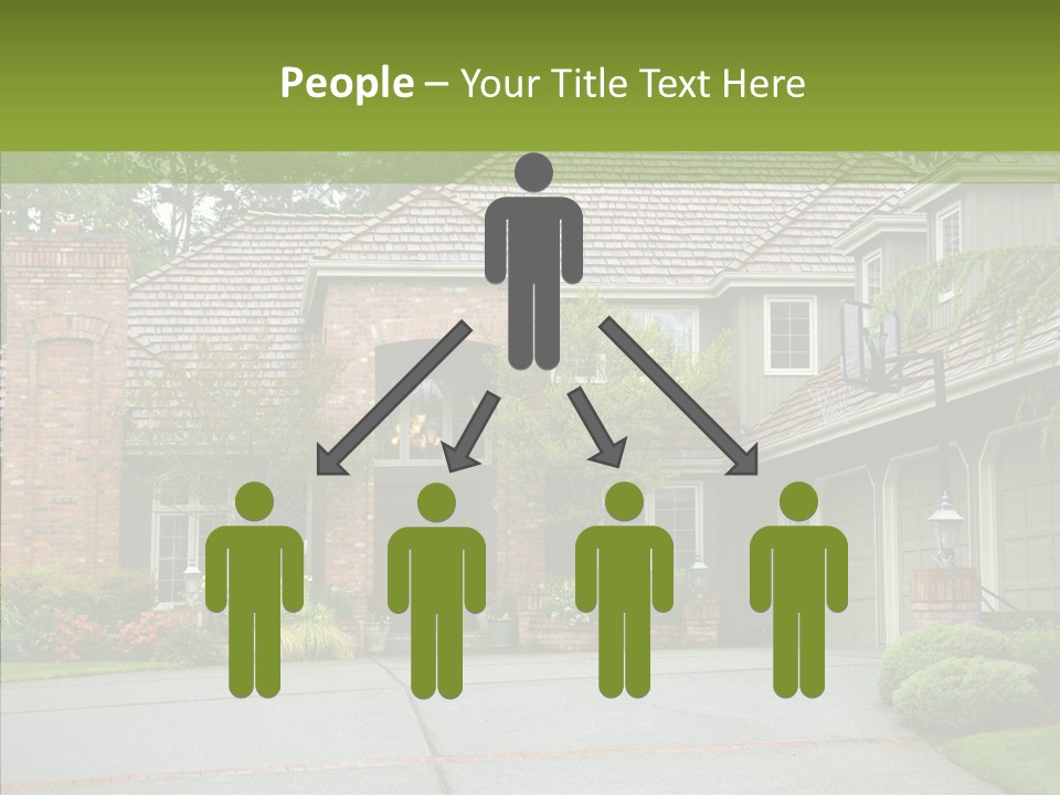 Entrance Window Real PowerPoint Template