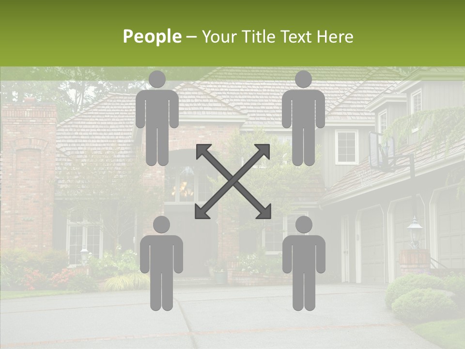 Entrance Window Real PowerPoint Template