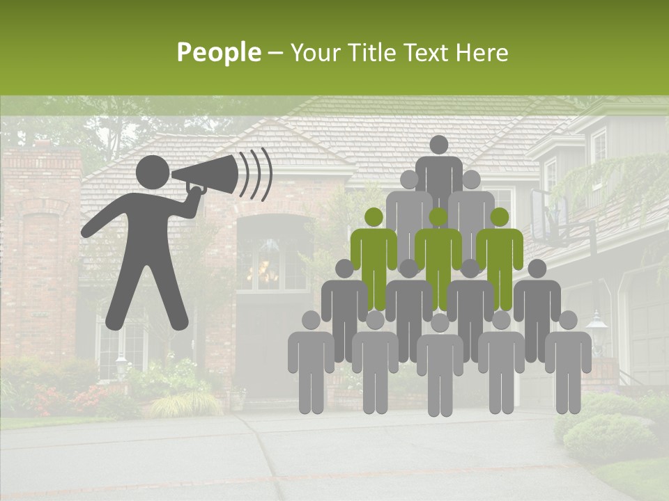 Entrance Window Real PowerPoint Template