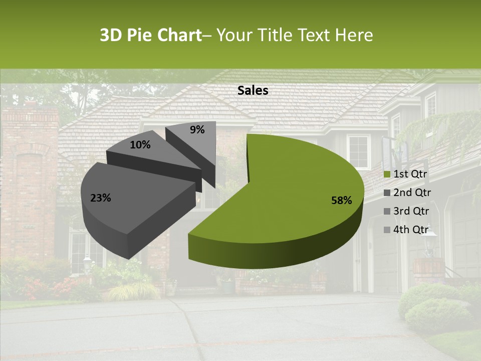 Entrance Window Real PowerPoint Template