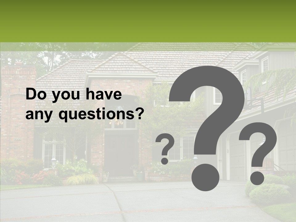 Entrance Window Real PowerPoint Template