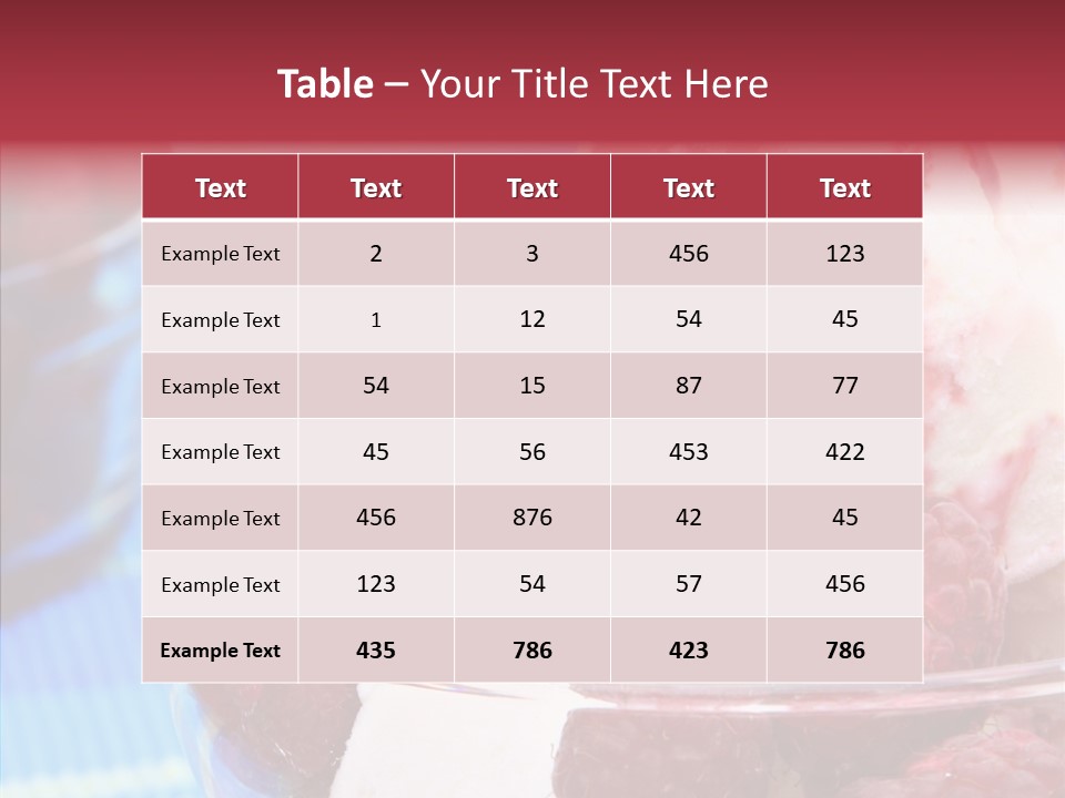 Fat Sweet Creamy PowerPoint Template