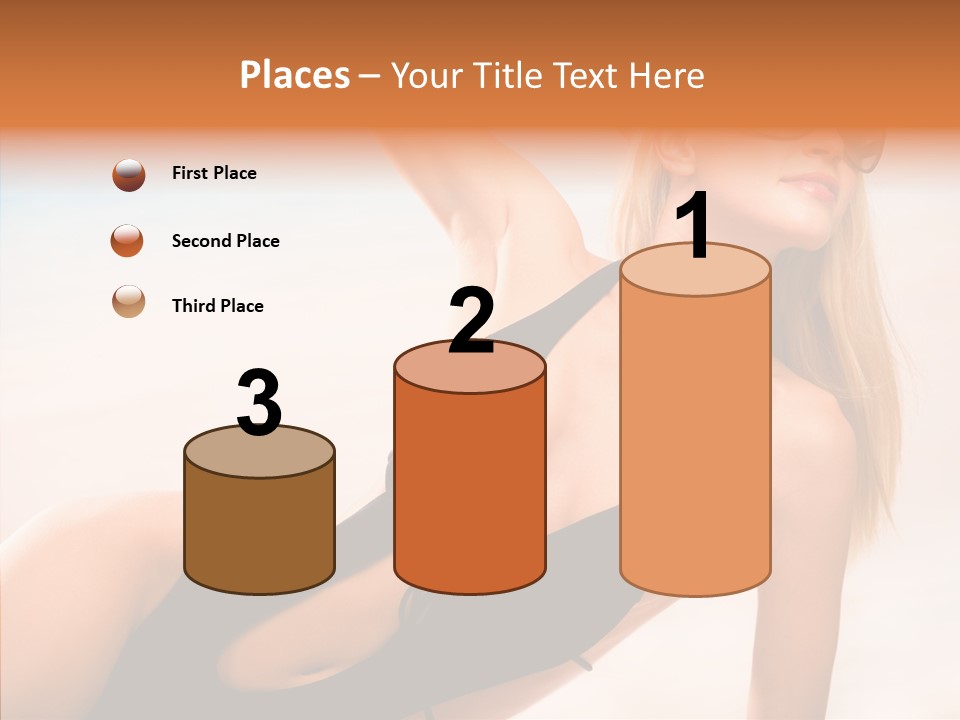 Female Woman Relax PowerPoint Template