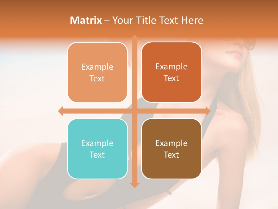 Female Woman Relax PowerPoint Template