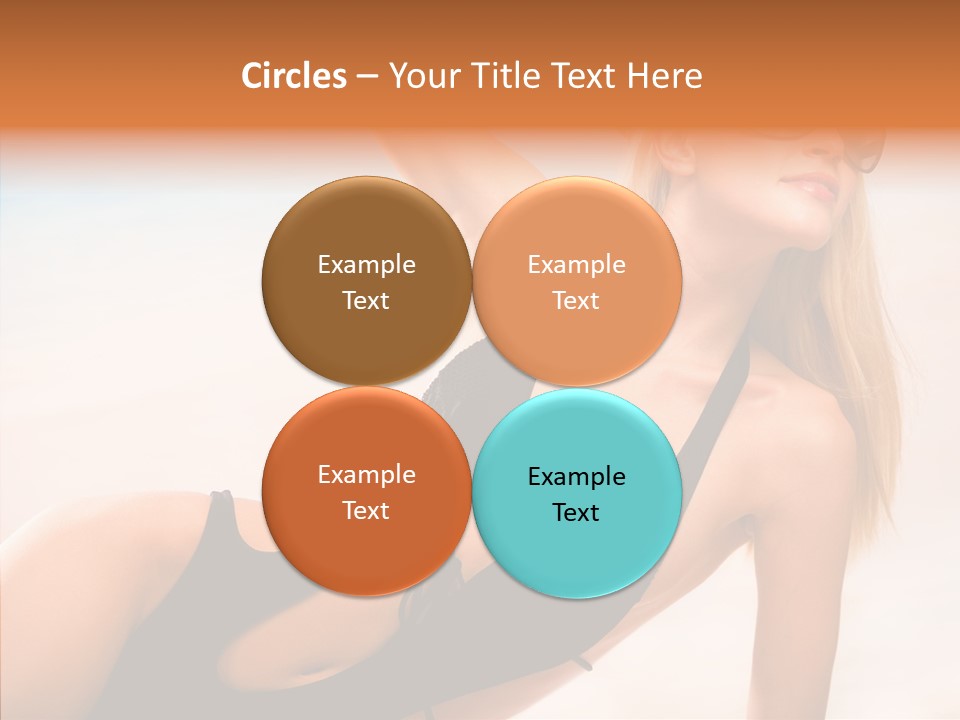 Female Woman Relax PowerPoint Template