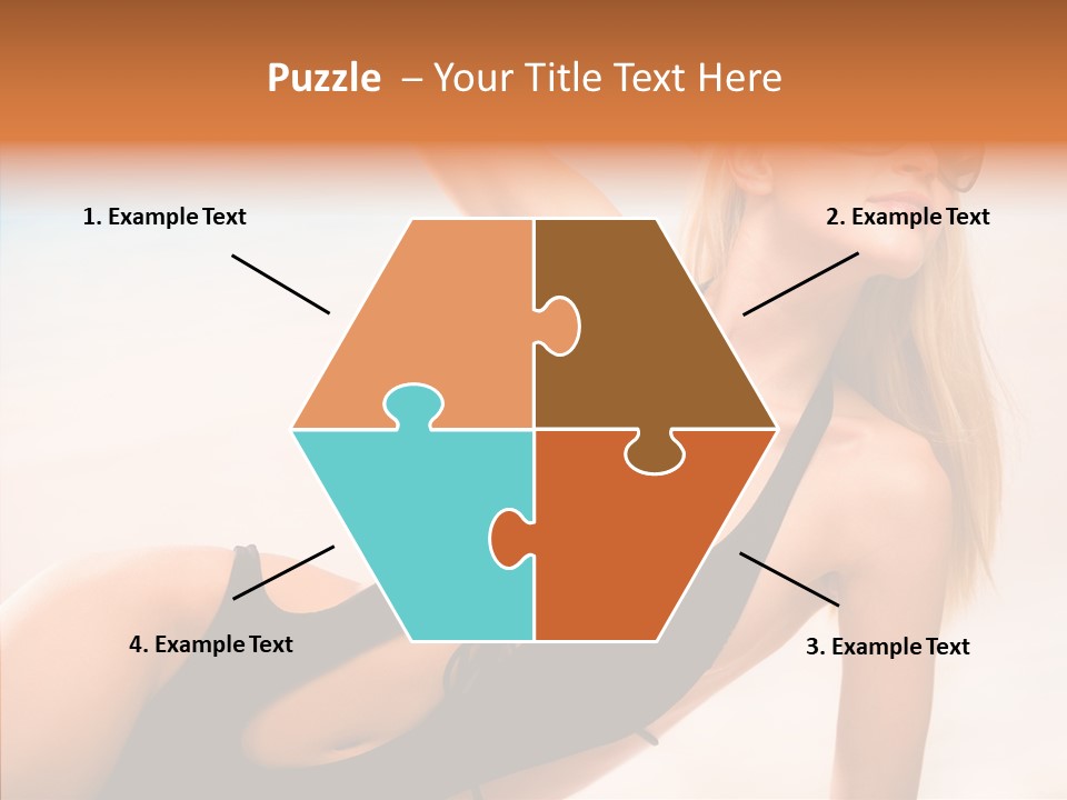 Female Woman Relax PowerPoint Template