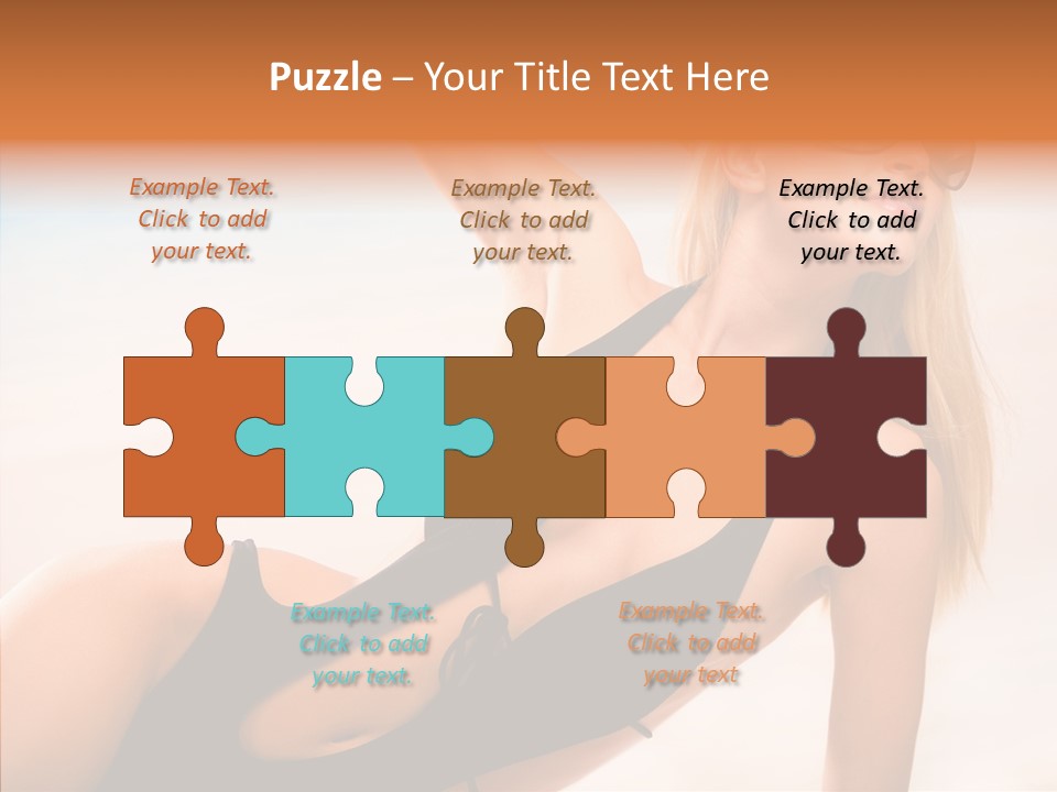 Female Woman Relax PowerPoint Template