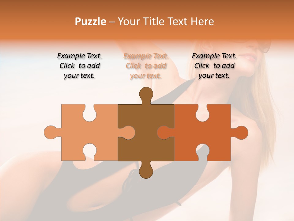 Female Woman Relax PowerPoint Template