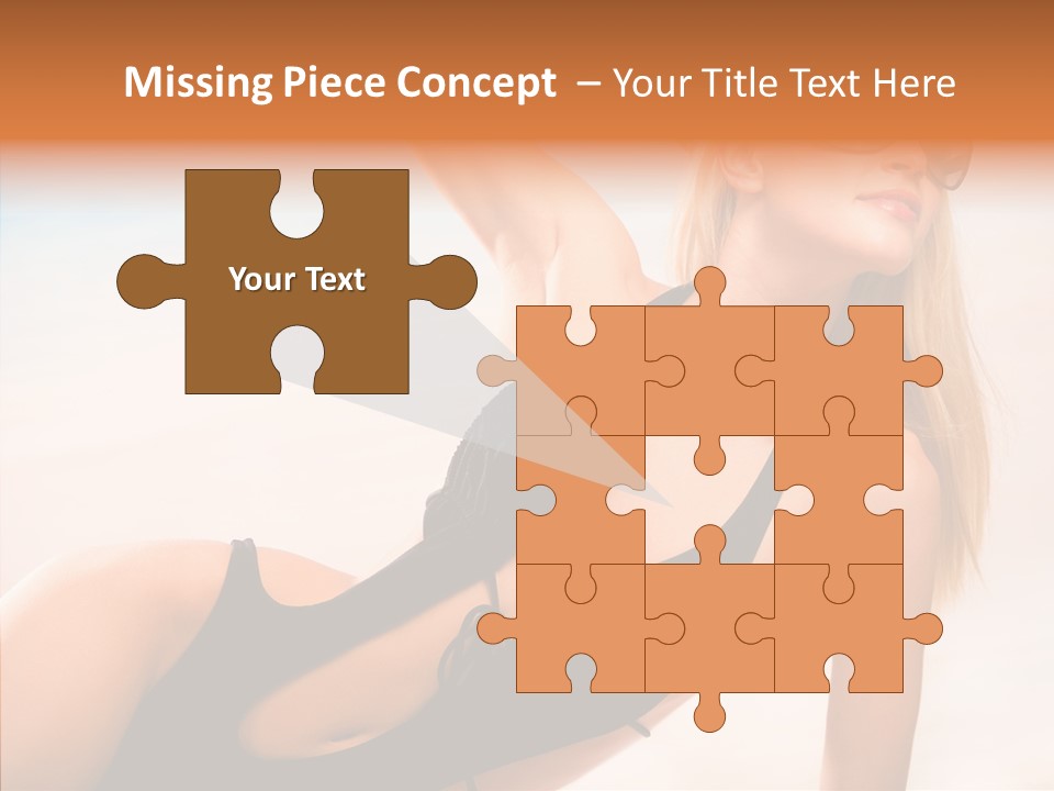 Female Woman Relax PowerPoint Template