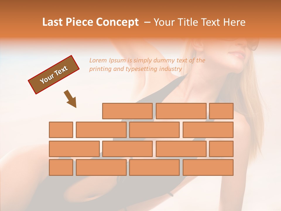 Female Woman Relax PowerPoint Template