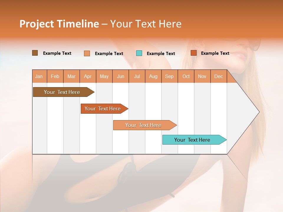 Female Woman Relax PowerPoint Template