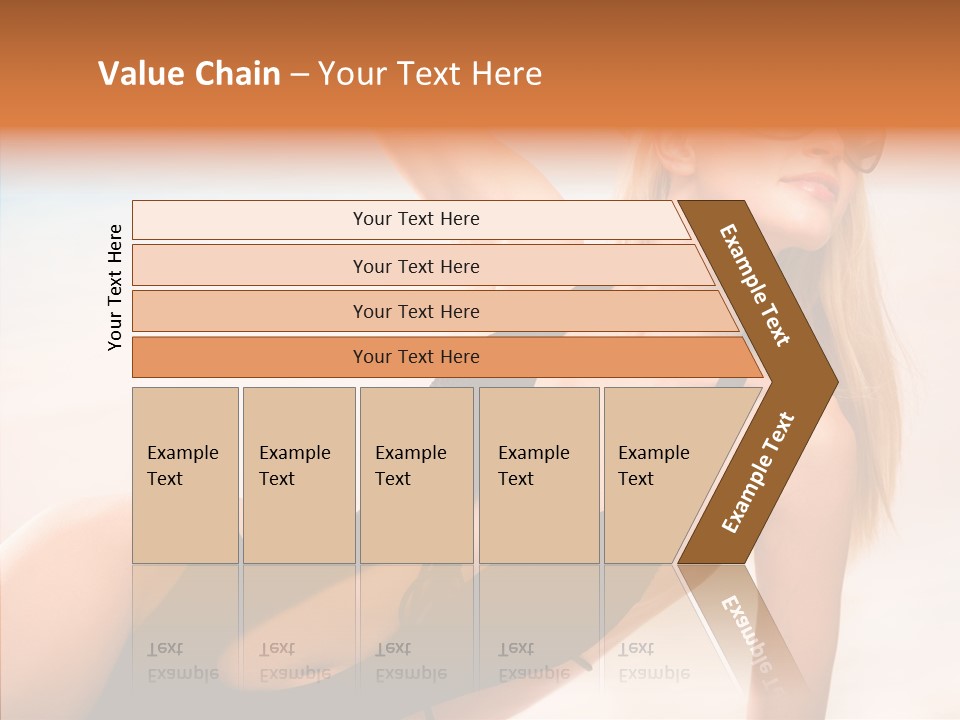 Female Woman Relax PowerPoint Template