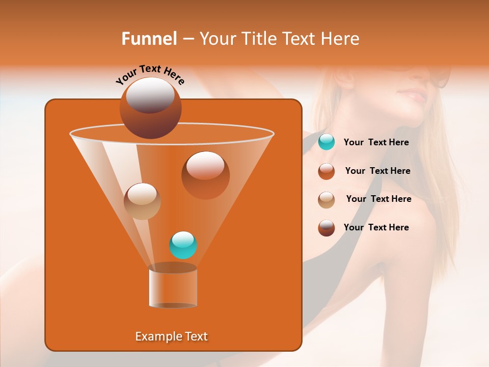 Female Woman Relax PowerPoint Template