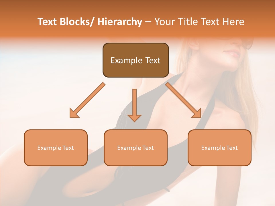 Female Woman Relax PowerPoint Template