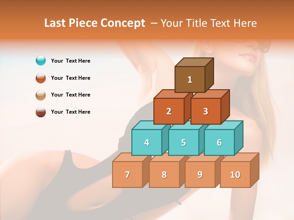 Female Woman Relax PowerPoint Template