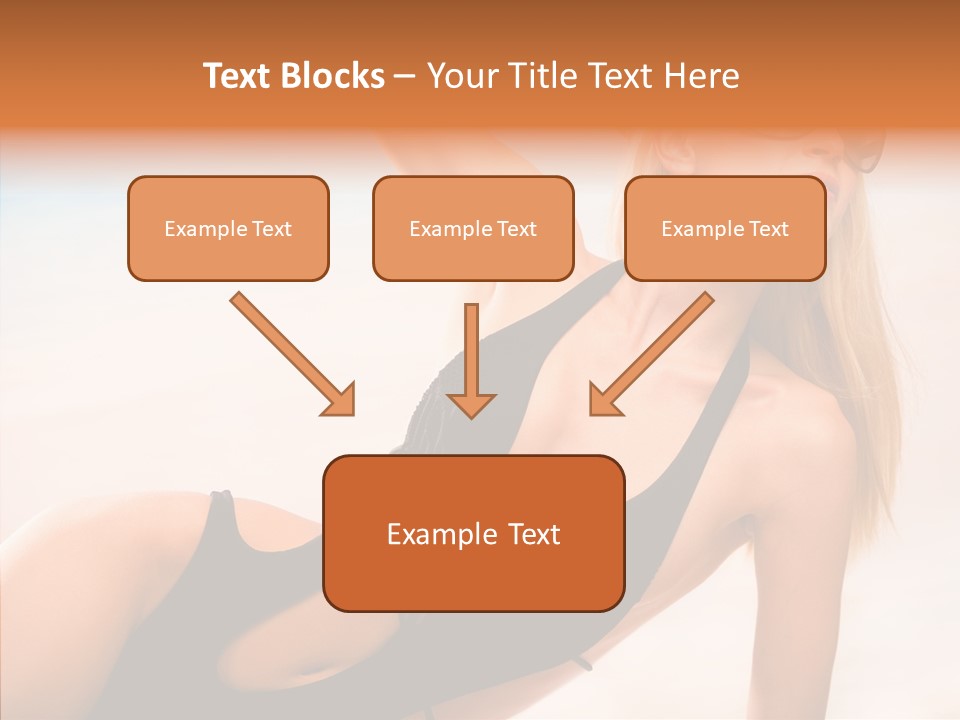 Female Woman Relax PowerPoint Template