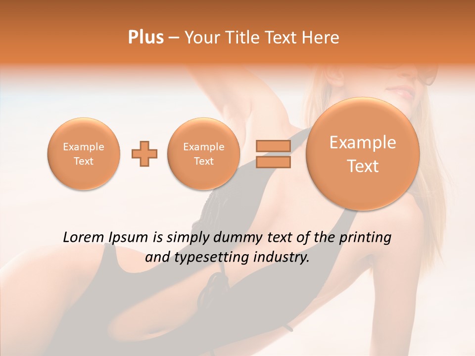 Female Woman Relax PowerPoint Template