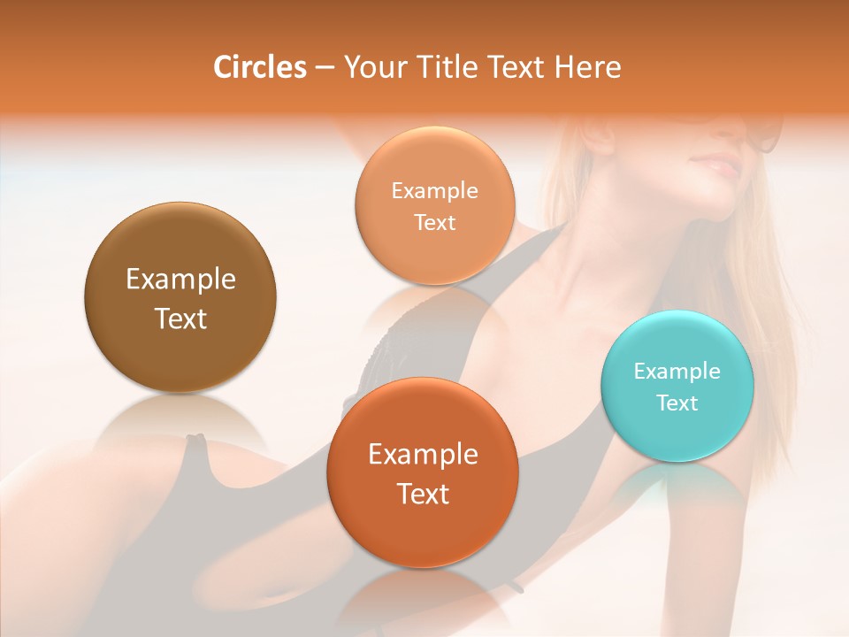 Female Woman Relax PowerPoint Template