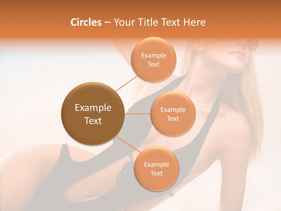 Female Woman Relax PowerPoint Template