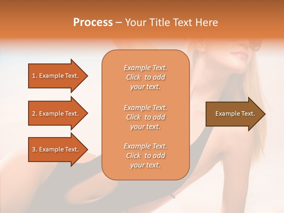 Female Woman Relax PowerPoint Template