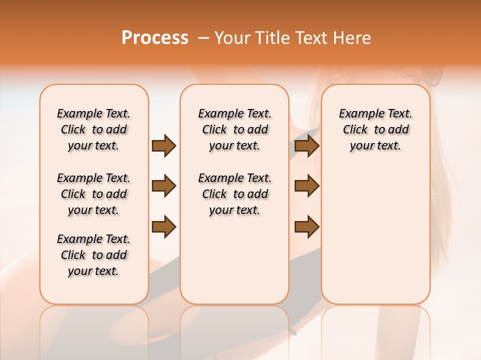 Female Woman Relax PowerPoint Template
