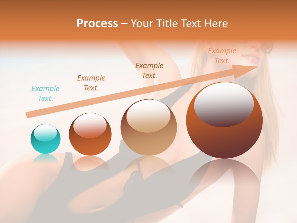 Female Woman Relax PowerPoint Template