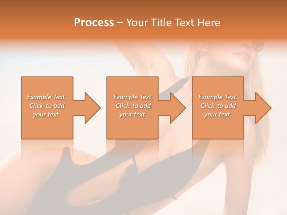 Female Woman Relax PowerPoint Template