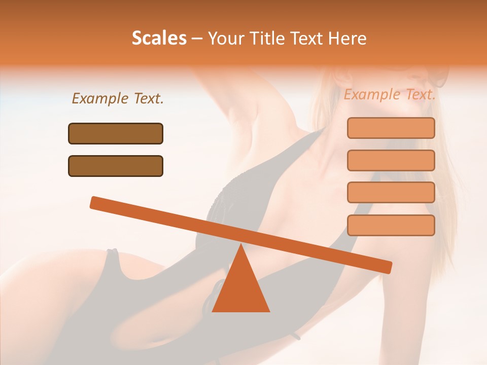 Female Woman Relax PowerPoint Template