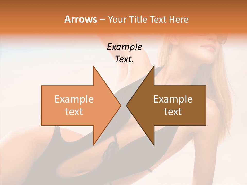 Female Woman Relax PowerPoint Template