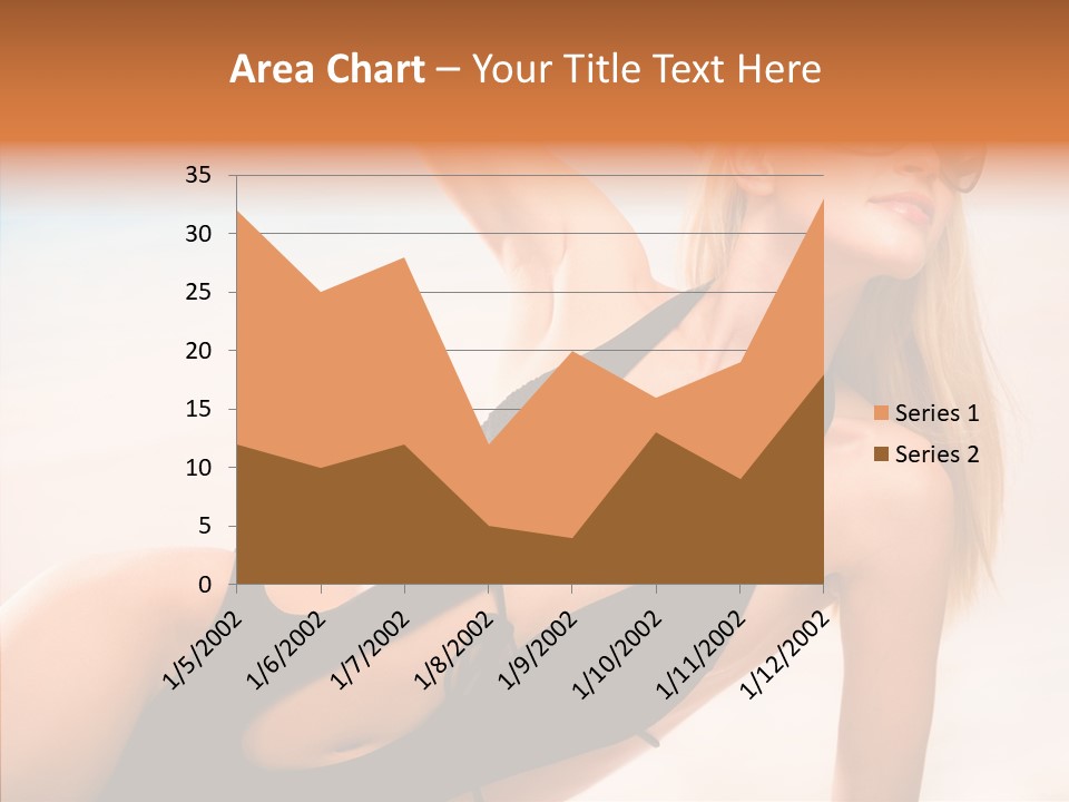 Female Woman Relax PowerPoint Template