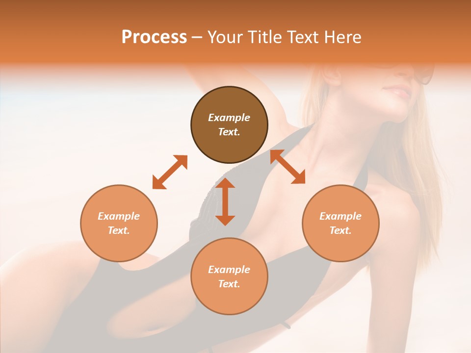 Female Woman Relax PowerPoint Template