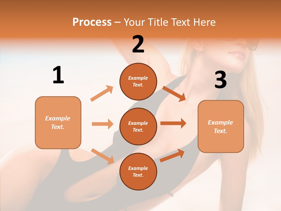 Female Woman Relax PowerPoint Template