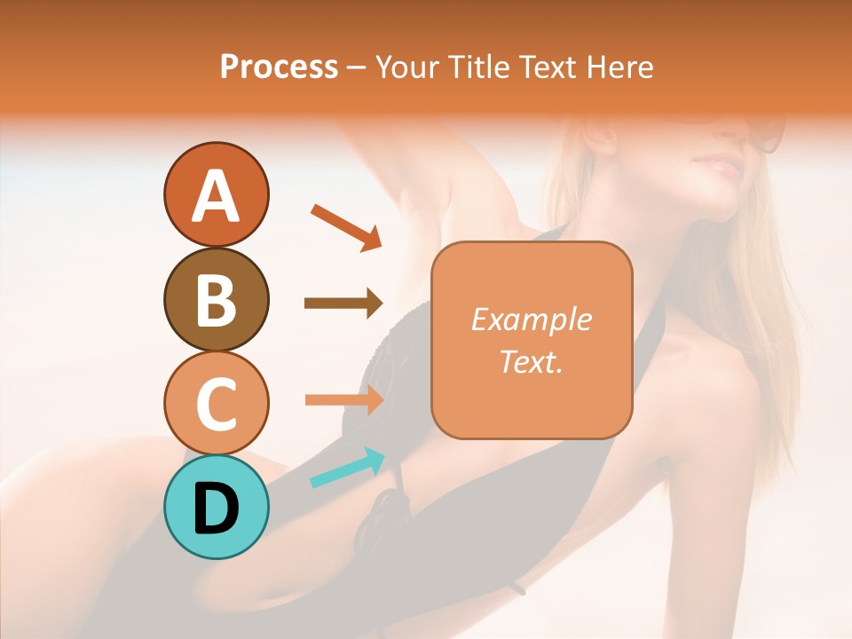 Female Woman Relax PowerPoint Template