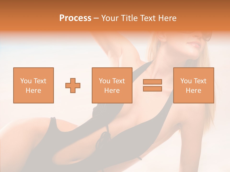 Female Woman Relax PowerPoint Template