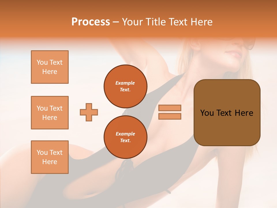 Female Woman Relax PowerPoint Template
