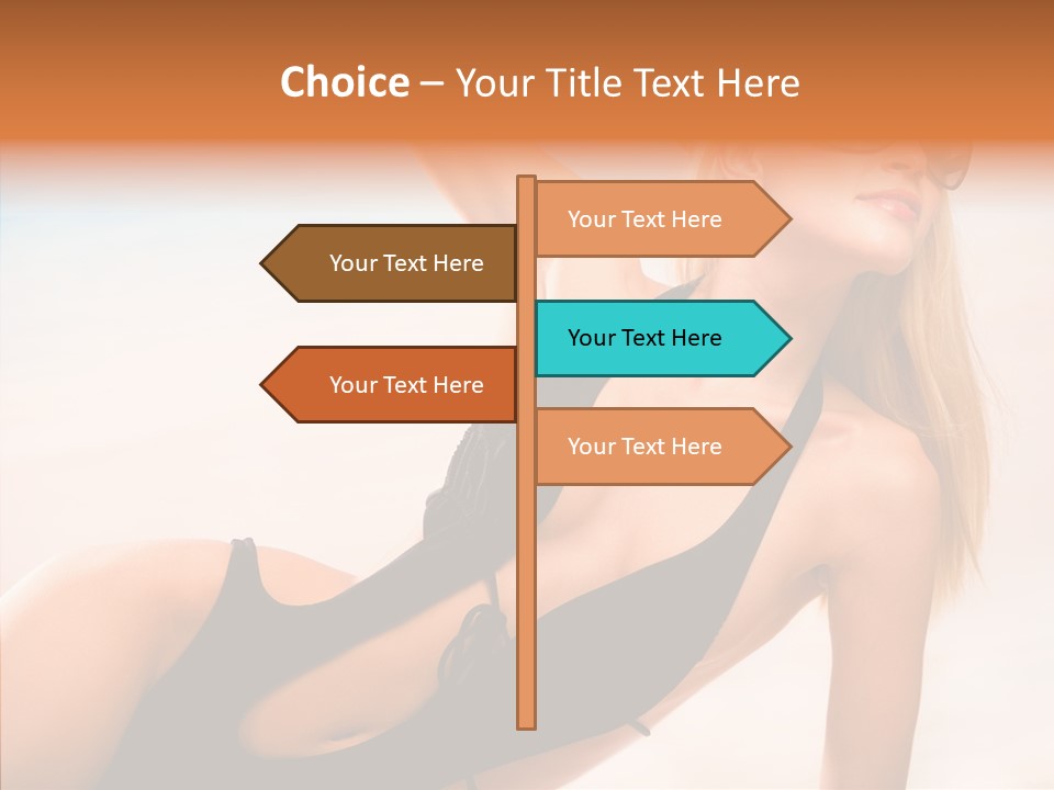 Female Woman Relax PowerPoint Template