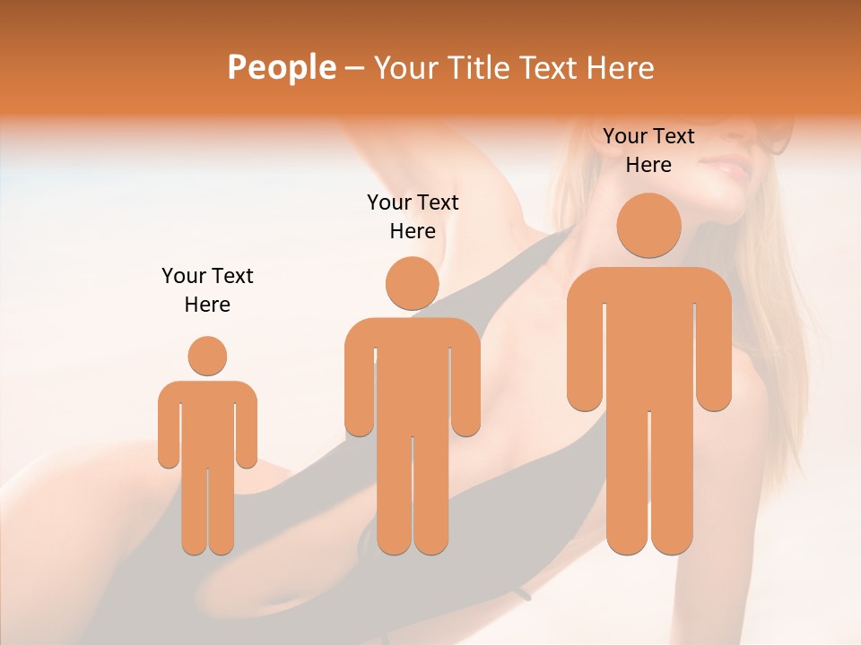 Female Woman Relax PowerPoint Template